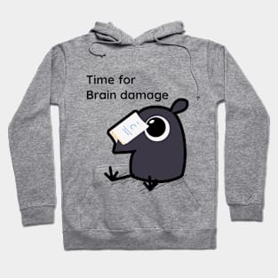 Cute Coding Crow Hoodie